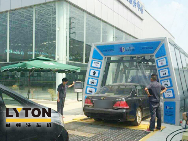 提升保險理賠增值服務！交通事故處理中心采購配置林頓fx11系列隧道式電腦洗車機