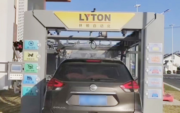 選擇林頓，選擇放心！江蘇周莊網(wǎng)紅打卡加油站選擇林頓FX-80A系列全自動(dòng)洗車機(jī)