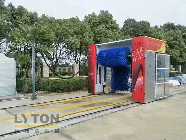 環(huán)保節(jié)水效率高！兩臺林頓龍門往復式全自動洗車機即將竣工！