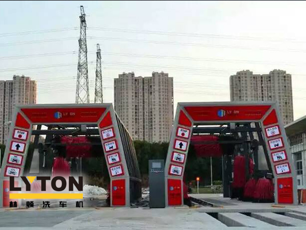 兩套林頓全自動洗車機水池(隧道機基礎(chǔ))施工完畢